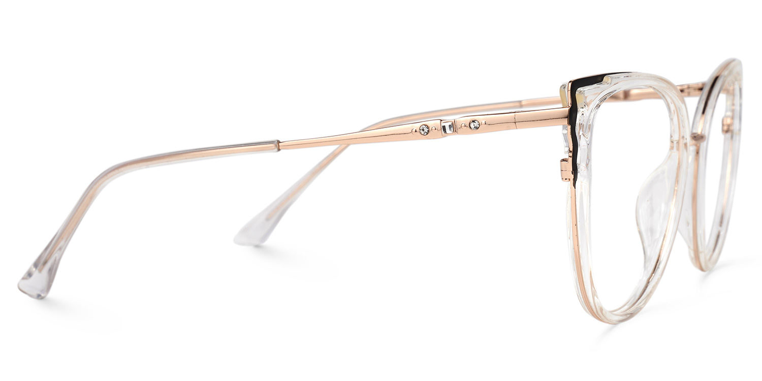 Estrada Cateye Black-Crystal Eyeglasses and Glasses Frames2