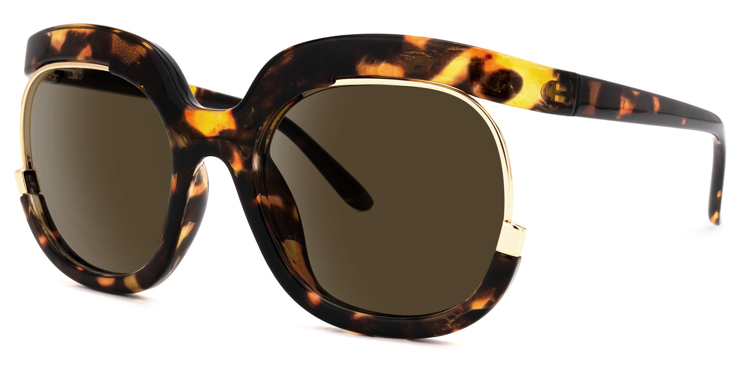 Darice Round Tortoise Sunglasses1