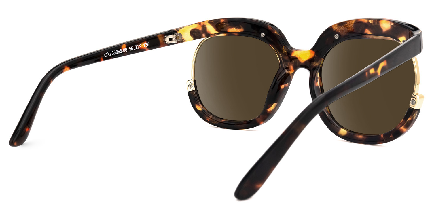 Darice Round Tortoise Sunglasses3