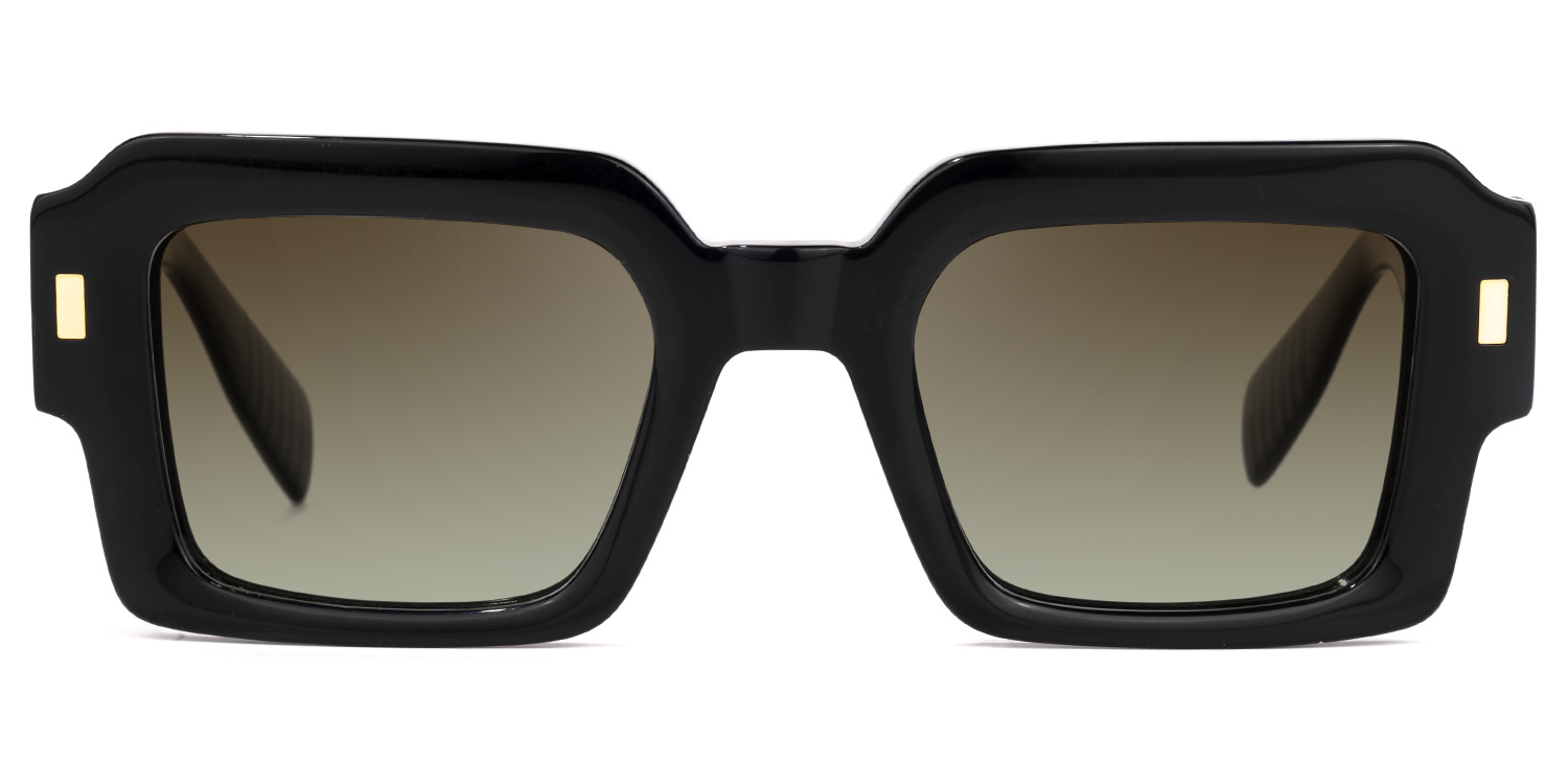 Bobbee Square Black Sunglasses | Zeelool Glasses0