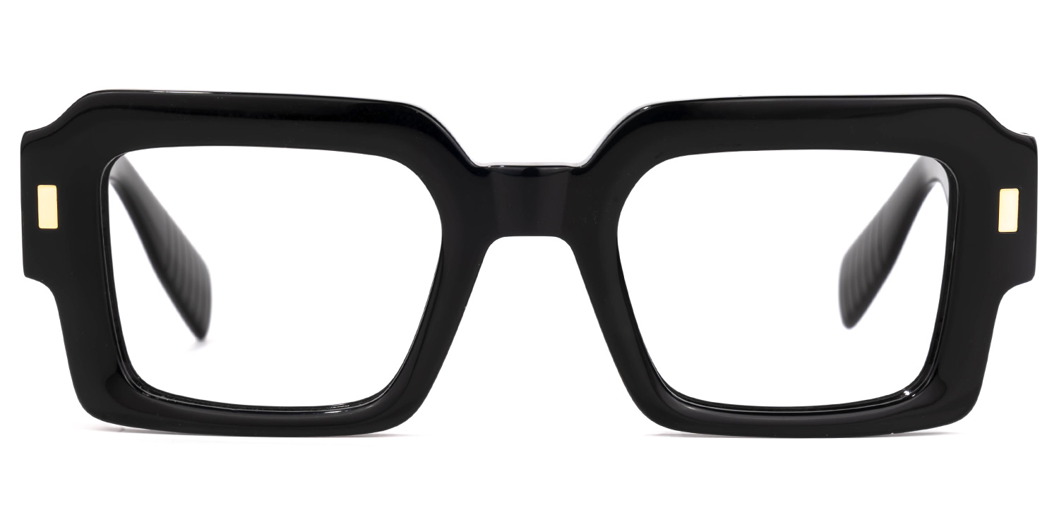 Bobbee Square Black Glasses | Zeelool Glasses0