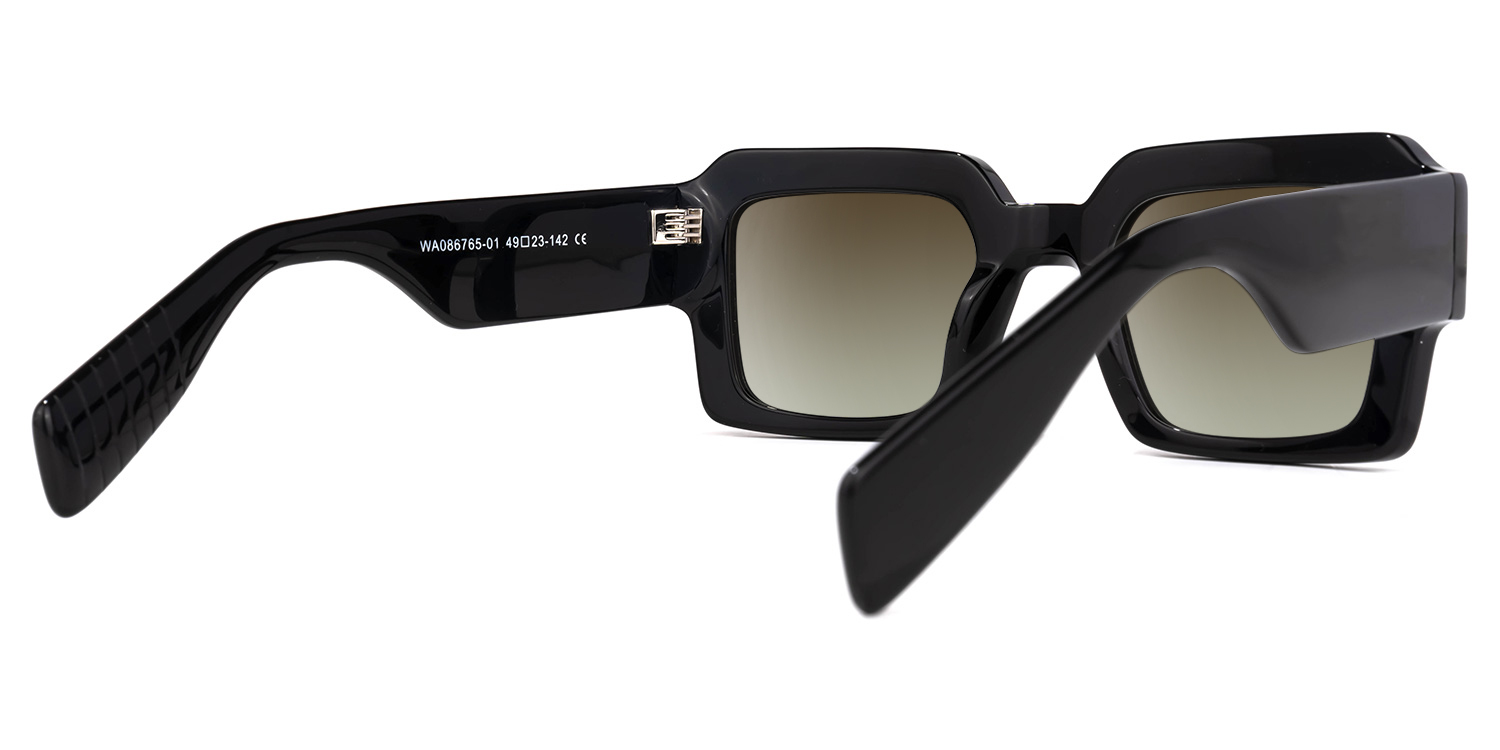 Bobbee Square Black Sunglasses3