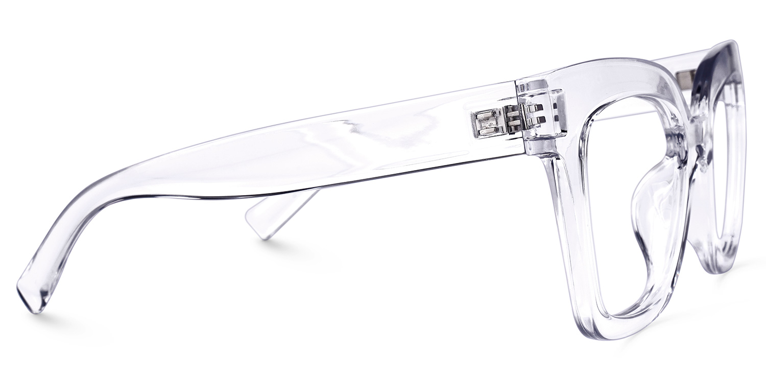 Malcolm Square Crystal TR90 Frame Glasses | Zeelool2