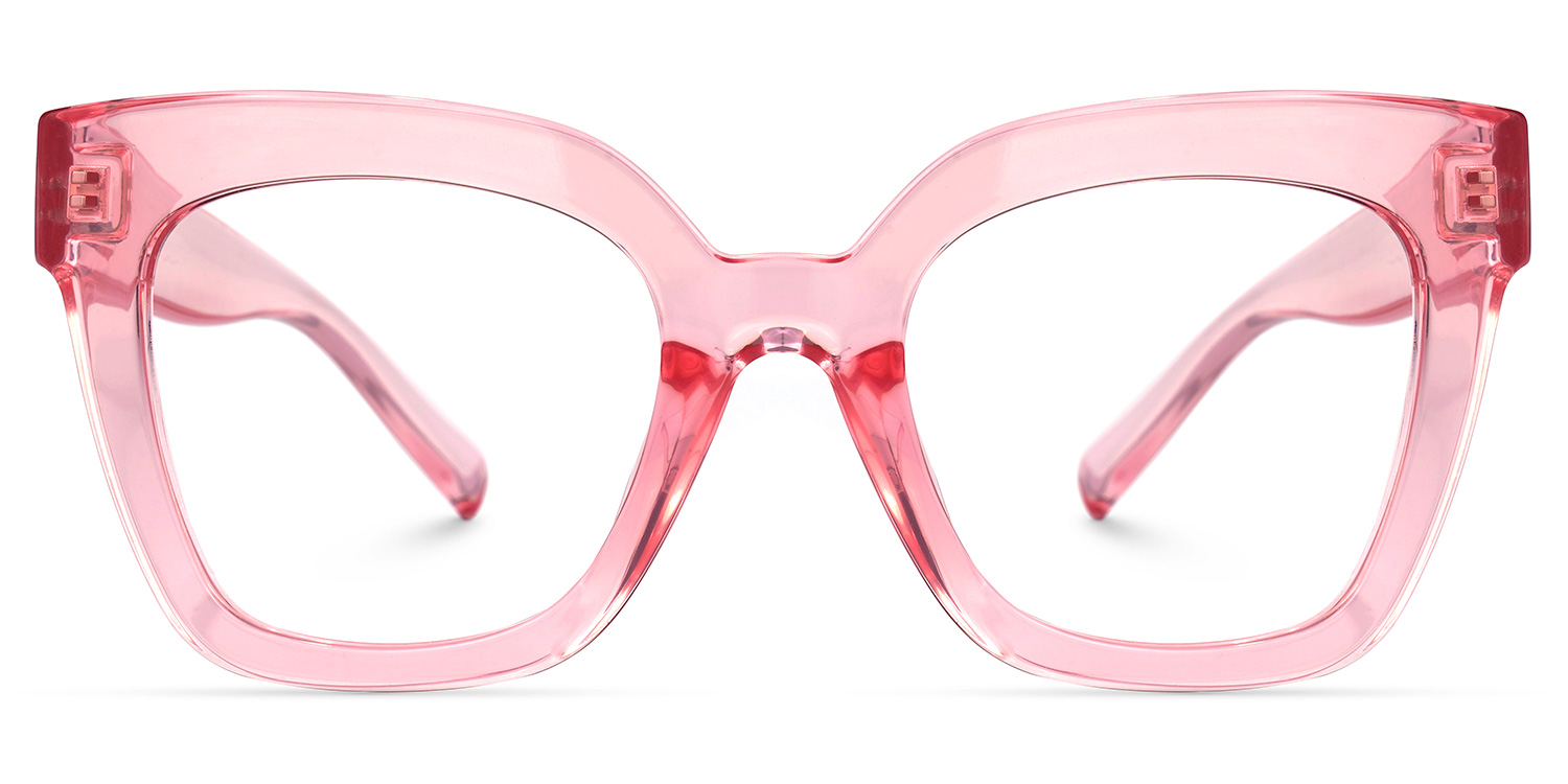 Malcolm Square Pink Glasses0