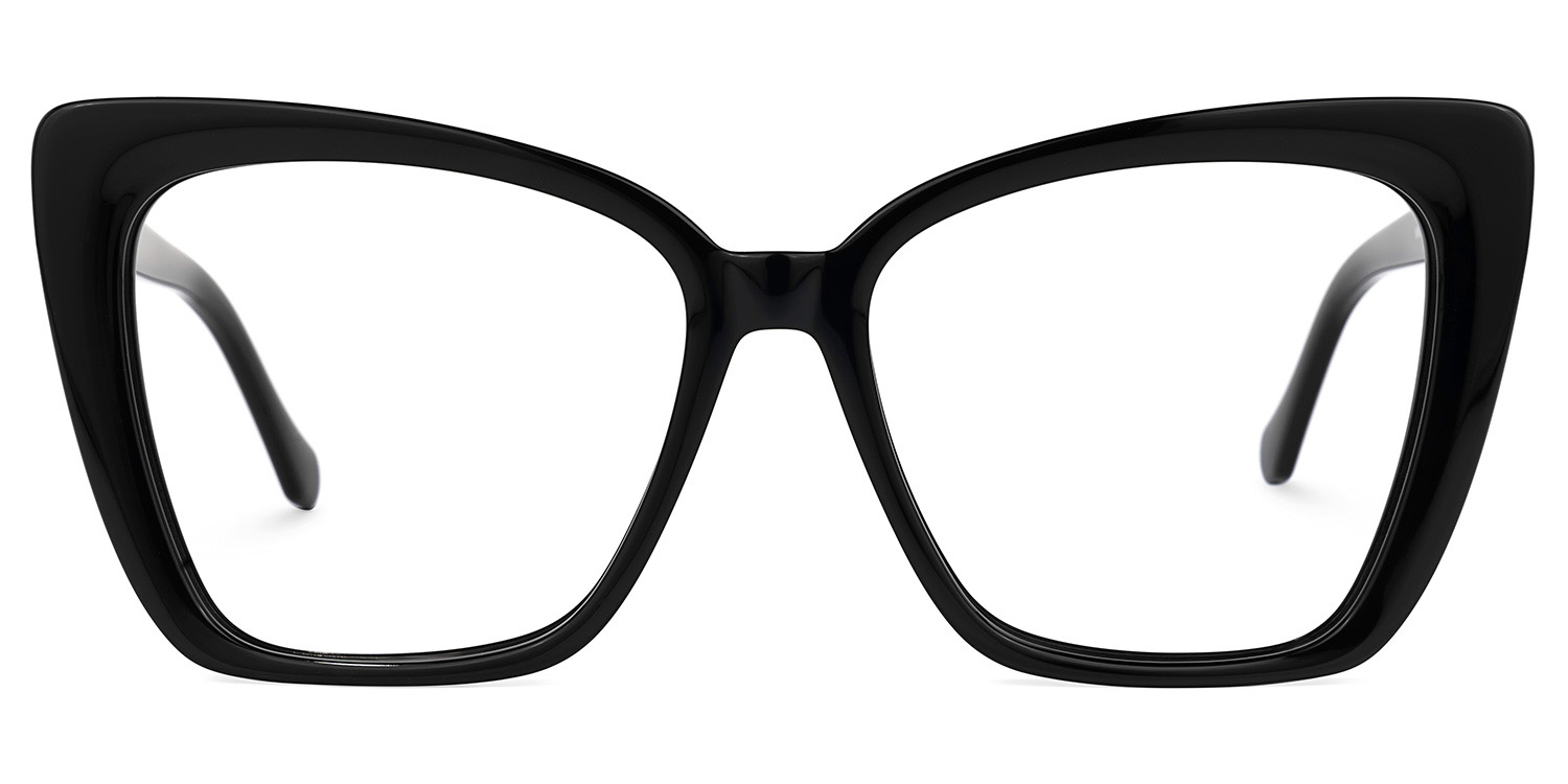 Shanell Butterfly Black Glasses0