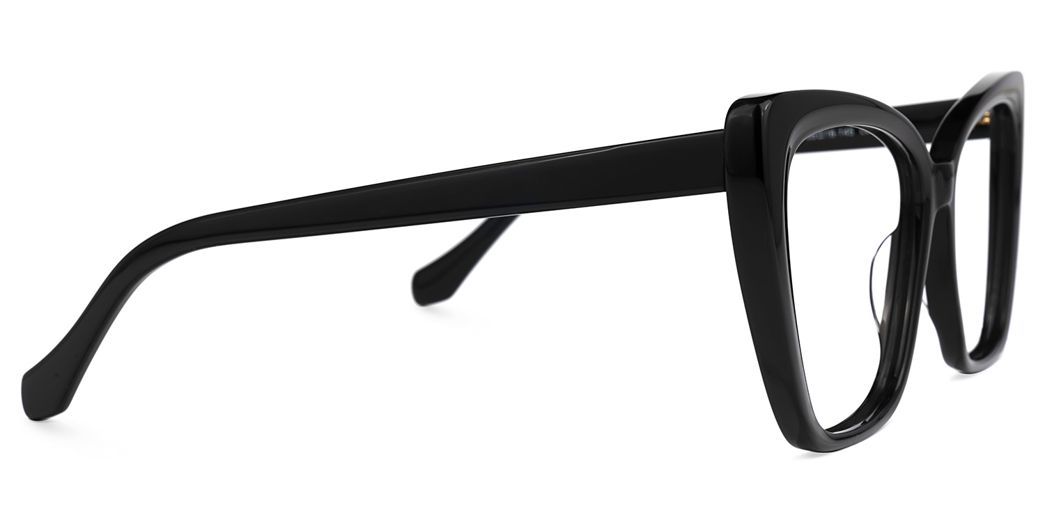 Shanell Butterfly Black Glasses2