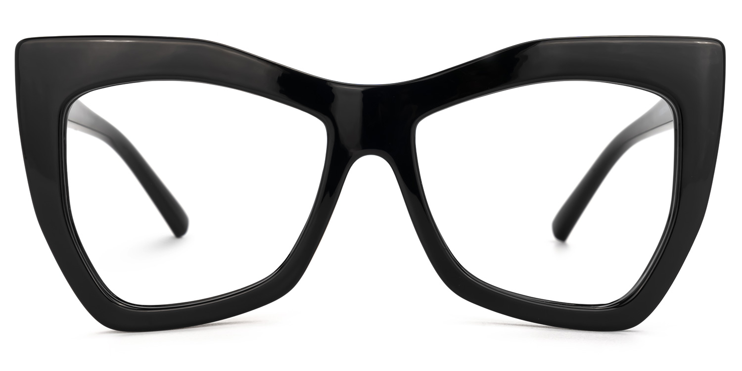 Zenteno Cateye Black Glasses