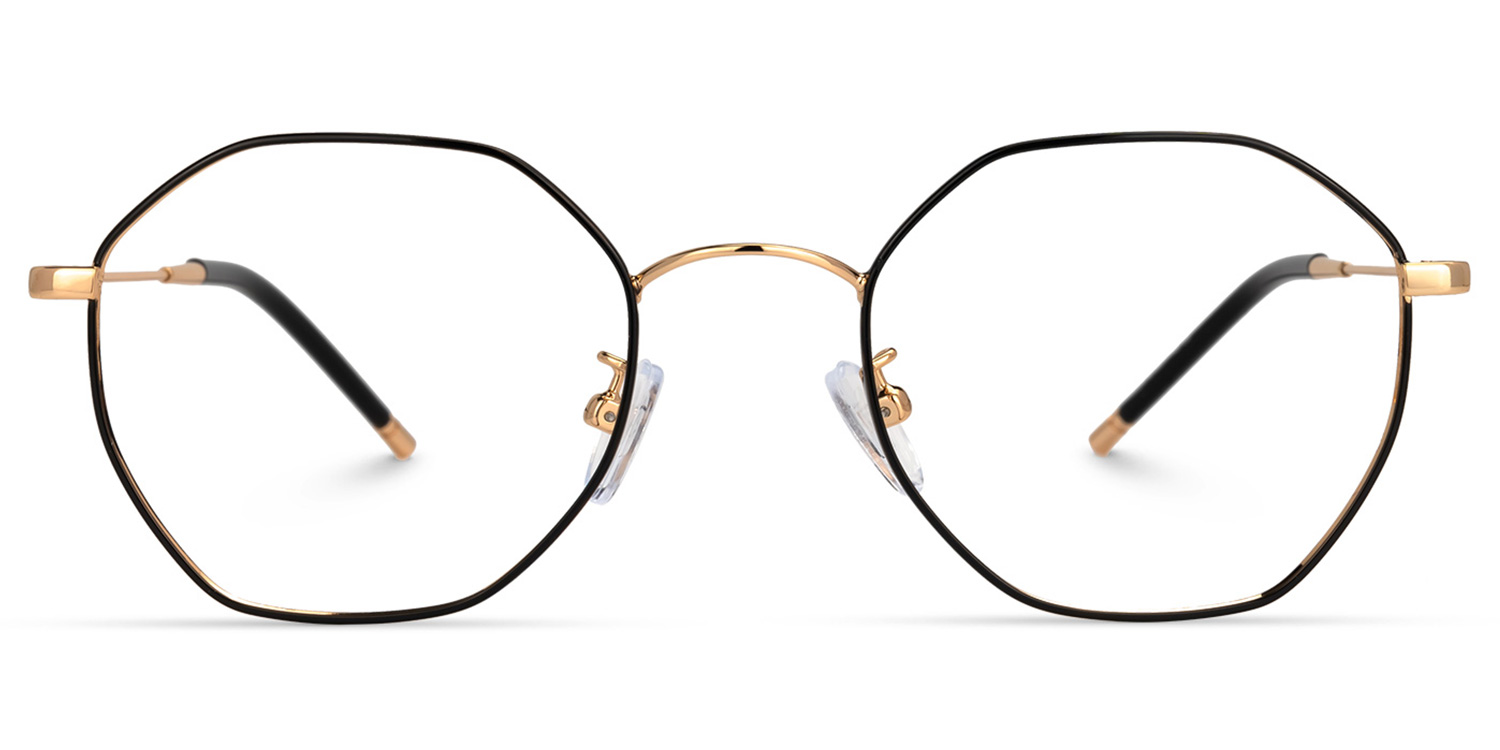 Reyes Geometric Black Glasses