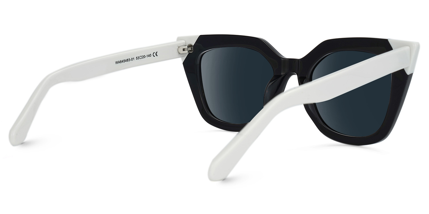 Debnath Cateye Black Sunglasses3