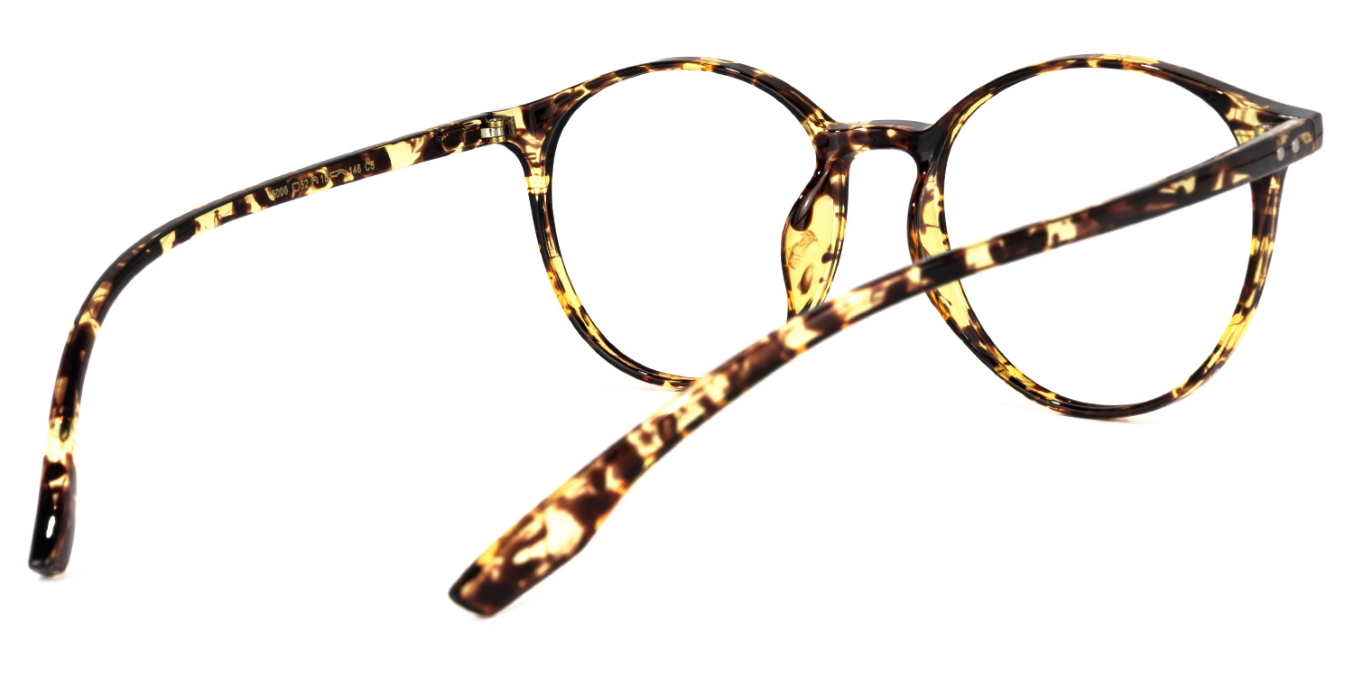 Blanco Round Tortoise Glasses | Zeelool Glasses3