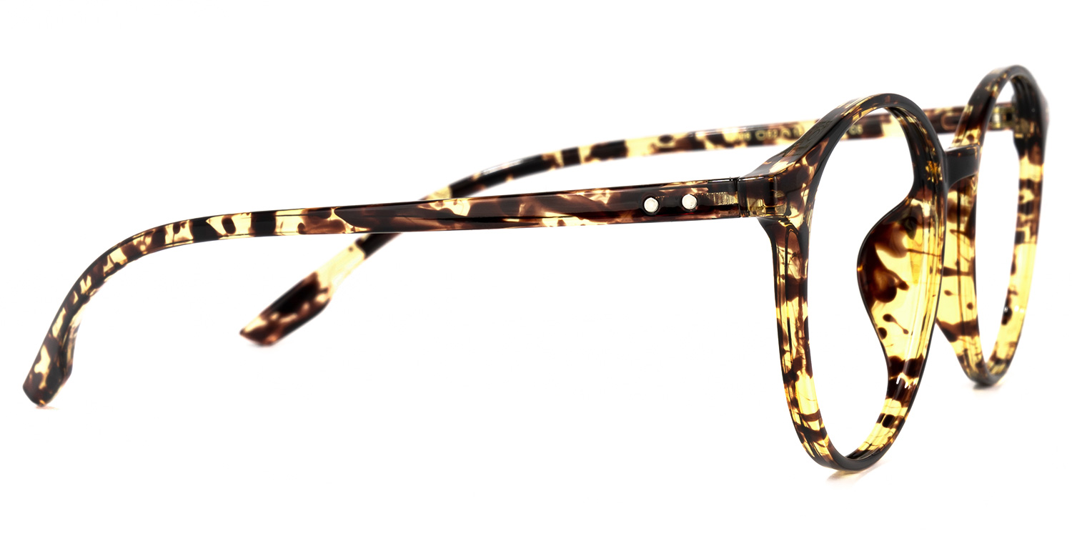 Blanco Round Tortoise Glasses | Zeelool Glasses2