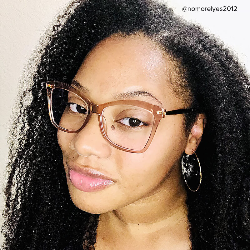 Isaebella Butterfly Champagne Frame Glasses | Zeelool7