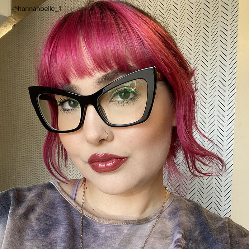 Driscoll Cateye Black Glasses | Zeelool Glasses6