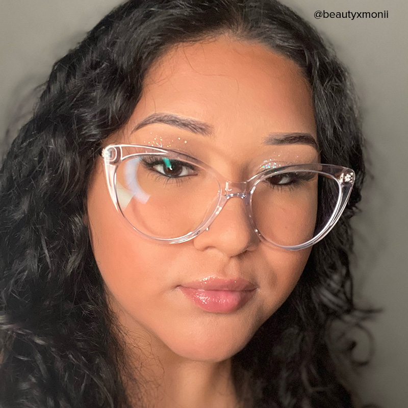 Marcus Cateye Crystal Glasses | Zeelool Glasses6