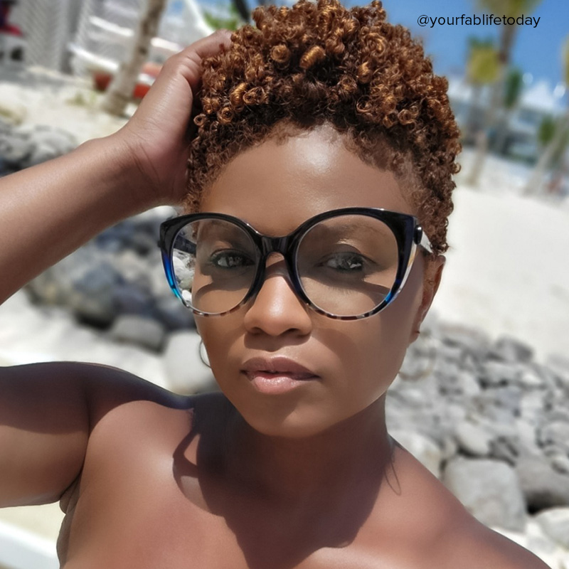 Migdalia Cateye Dark-Blue Glasses | Zeelool Glasses4