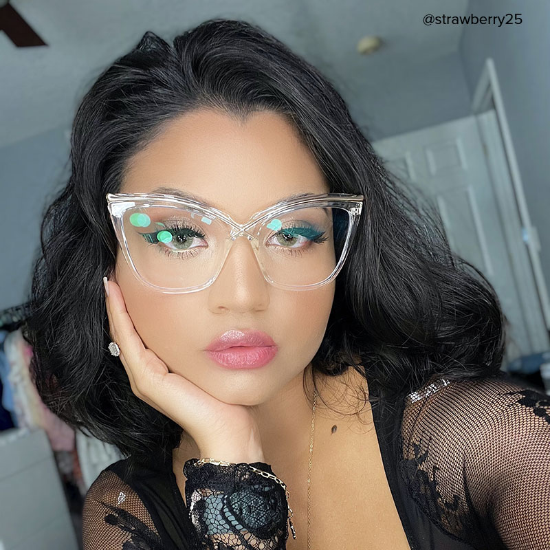 Winston Butterfly Crystal Frame Glasses | Zeelool Optical8