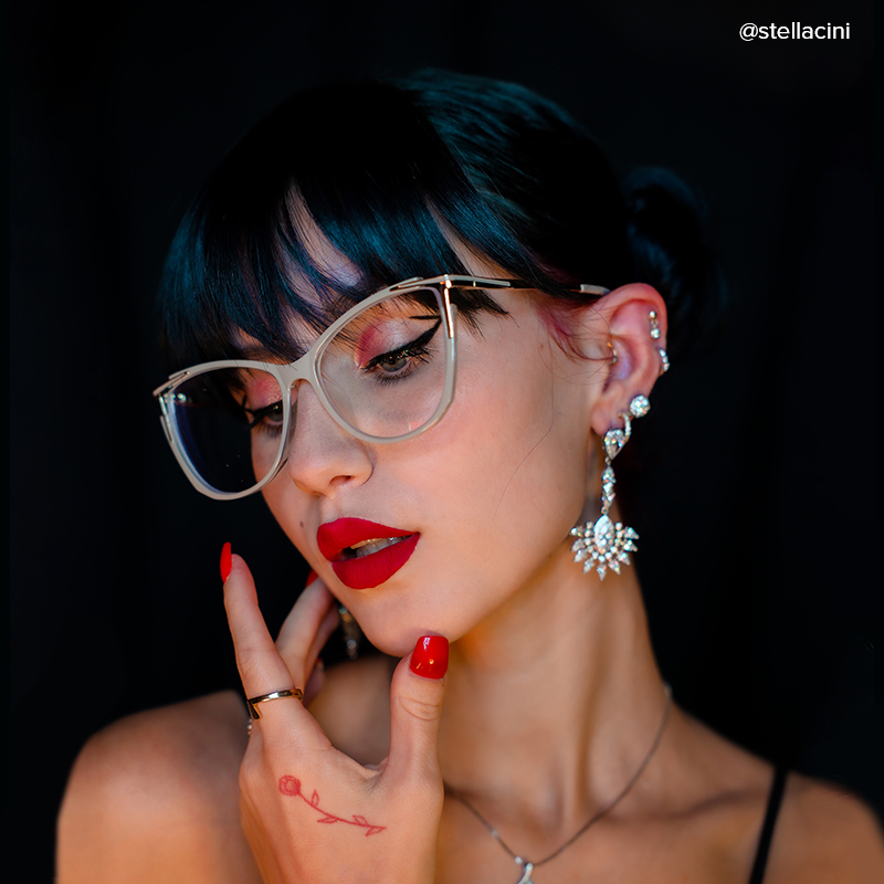 Yomary Cateye Khaki Glasses