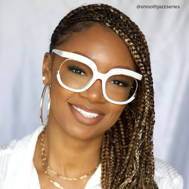 Darice Round White Eyeglasses and Thin Glasses Frames6