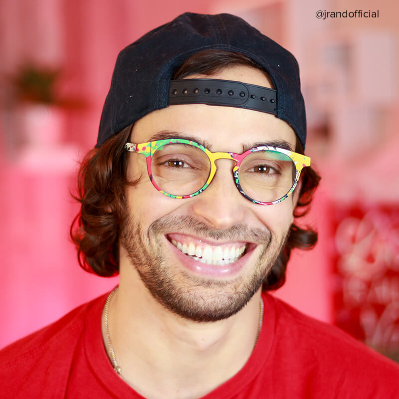 Street-Artist Round Colorful Glasses | Zeelool Glasses9