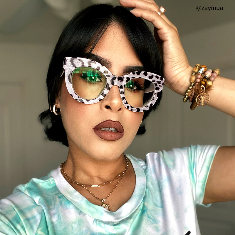 Torres Cateye Gray-Leopard Glasses6