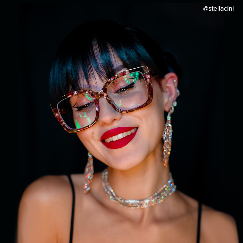 Dortch Square Glasses and Red-Floral Frames for Women5