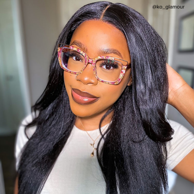 Dortch Square Glasses and Red-Floral Frames for Women7