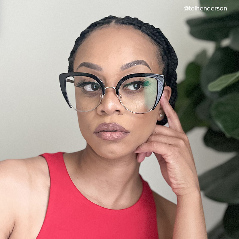 Brewer Cateye Black Frame Glasses | Zeelool Optical8