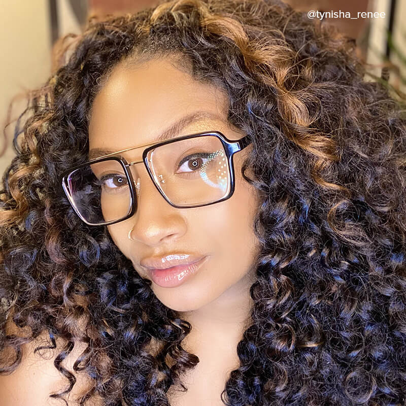 Nellie Aviator Black-Gold Eyeglasses & Frame Glasses10