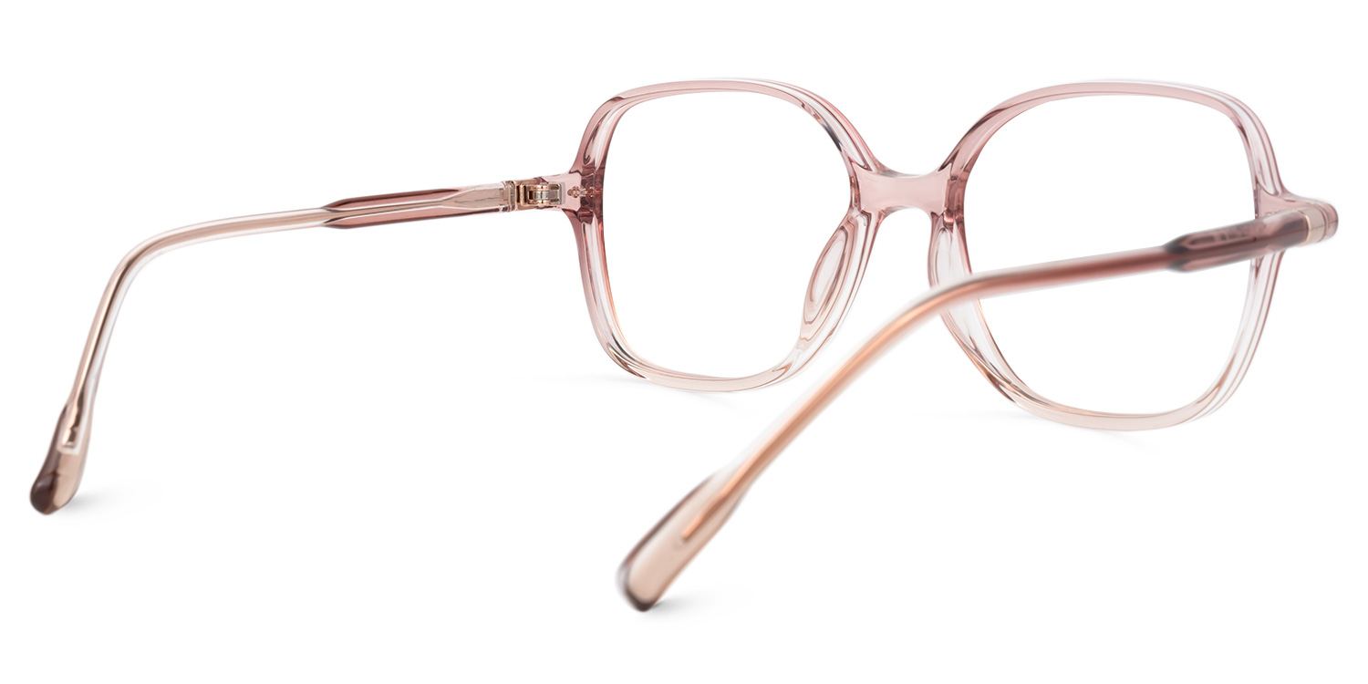 Lenzie Square Pink Glasses3
