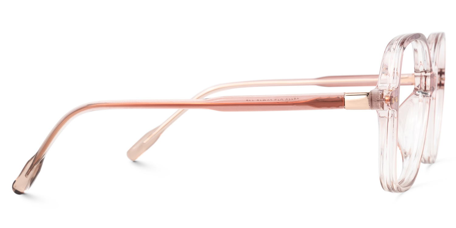 Lenzie Square Pink Glasses2